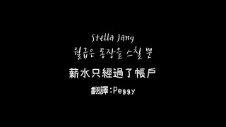 [中字] Stella Jang - 薪水只經過了帳戶(월급은 통장을 스칠 뿐)