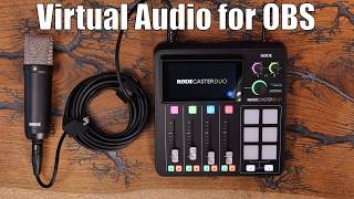 Rodecaster Duo multi-track virtual audio recording for OBS and gameplay