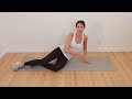 15 minute gentle lymphatic pilates workout for the lower body and core