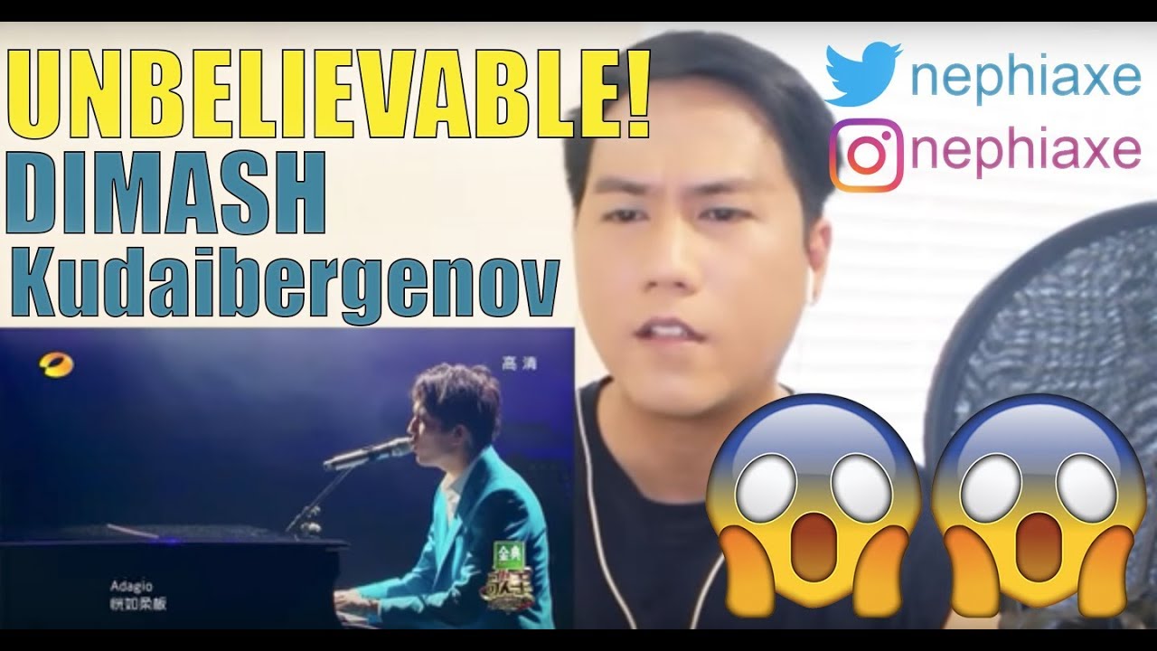 Dimash Kudaibergen Adagio Reaction Youtube