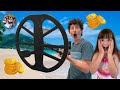 * TREASURE HUNTING With Our NEW METAL DETECTOR * Beach holiday Part 3