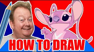 Learn to Draw ANGEL | Lilo and Stitch step by step