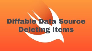 Diffable Data Source - Deleting Items