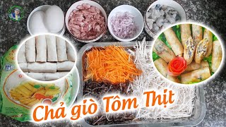 Cách làm chả giò tôm thịt giòn ngon hấp dẫn