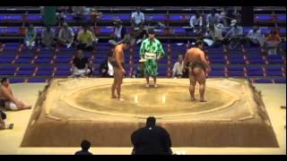 Suzaku vs Haguroho Day 12 Sumo Nagoya Basho July 2014