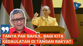 Respons Hasto soal Bahlil Singgung Raja Jawa