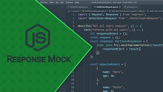How to mock (Express) Response in tests - Node.js - TypeScript