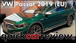 2019 VW Passat B8 Facelift R-Line, Alltrack, GTE | EU Version | 2020 | Volkswagen | Review | English