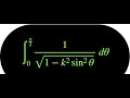 Complete Elliptic Integral of the First Kind