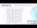 AutoCAD Rectangular Array with Typical Dims