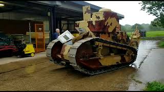 First World War Renault TSF - Parking it back into Storage