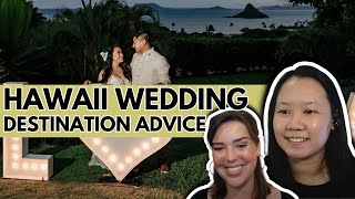 Great advice to couples who are planning a destination wedding in Hawaii!