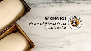 How to tell if bread dough is fully kneaded