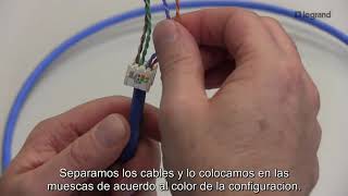 Ortronics  Kt2 Termination Video   Keystone Jack With Lacing Cap Termination Español 1080P