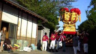 熊岡八幡神社祭禮 小路太鼓台 2010.10.10