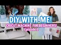 CRICUT MACHINE FOR BEGINNERS | UNBOXING THE CRICUT JOY XTRA | DIY WITH ME