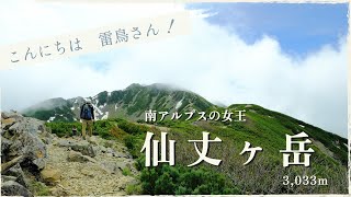 【 登山 】 仙丈ヶ岳　北沢峠からのピストンコース