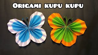 Cara Membuat Kupu Kupu dari Kertas Origami, Origami Kupu Kupu, Kupu Kupu Kertas