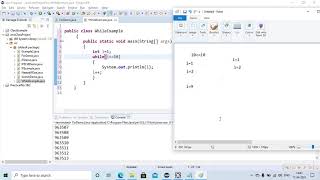 Practical No. 6 Develop Program to demonstrate use of 'while', 'do while' -Part1