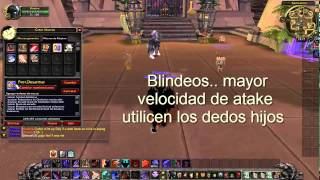 KlapTon Guerrero Armas WOW 4.3.4 PVP Binder más Macros Completo Cataclismo