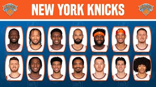 New York KNICKS New Roster 2023/2024 - Player Lineup Profile Update as of October 26