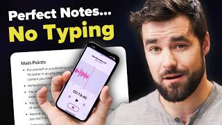 How I Use AI to take perfect notes...without typing