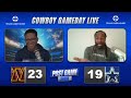 ✭ cowboys vs commanders post game show w jesse holley live