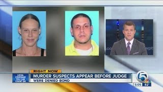 Murder suspects appear before judge