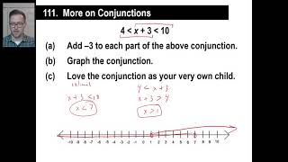 Saxon Math - Algebra 1: 3rd Edition (Lesson 111 - More on Conjunctions, Disjunctions)