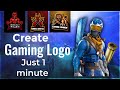 How to Create pro Gaming Logo Just 1 minute || like Dynamo,Mortal 2020