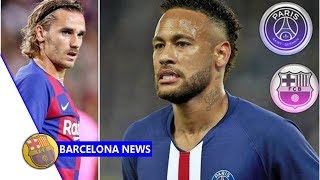 Neymar thinks PSG will accept Barcelona transfer offer including Antoine Griezmann- news now