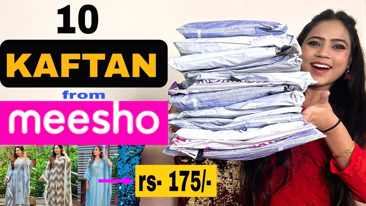 Trendy Kaftan Kurti From Meesho Try On Haul Under Rs 500