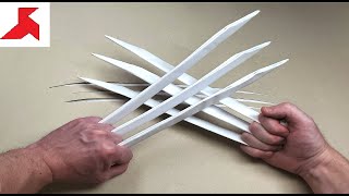 DIY - How to make WOLVERINE CLAWS from A4 paper