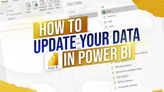 How to Update Your Data in Power BI Desktop