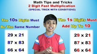 2 Digits Fast Multiplication Trick | Special trick with conditions