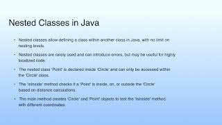 Nested Classes in Java | Lecture 11:Java Static Scope Rule