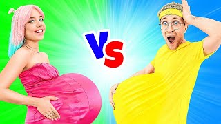 OMG! HE IS PREGNANT!? || If a DAD becomes MOM?? || Funny Pregnancy Situations By One More