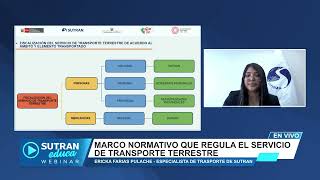 🔴 #EnVivo: Marco normativo que regula el servicio de transporte terrestre