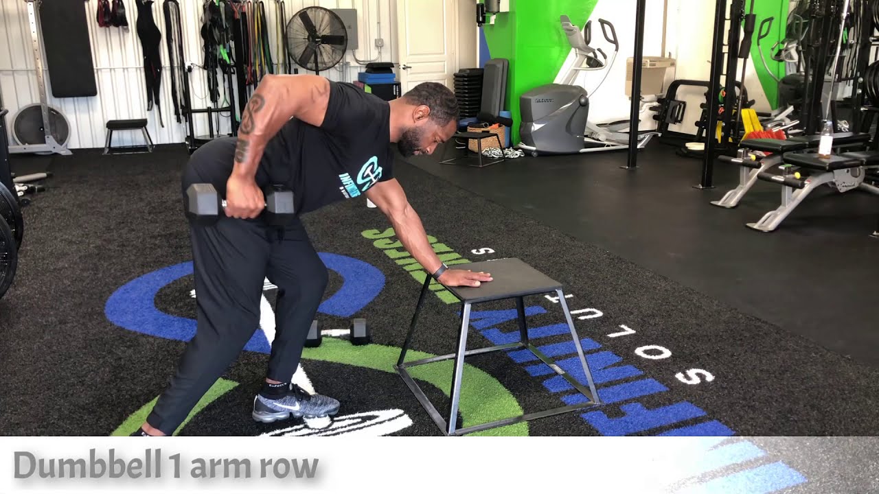 Dumbbell 1 Arm Row Youtube