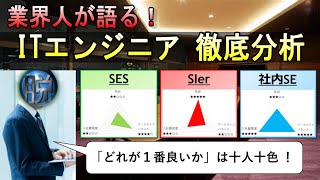 【IT業界人が語る！】SES、SIer、社内SEの業態徹底分析してみた！ #SES #SIer #資格 #転職 #就職 #面接 #SE #エンジニア #情報処理技術者試験 #基本情報 #応用情報技術者