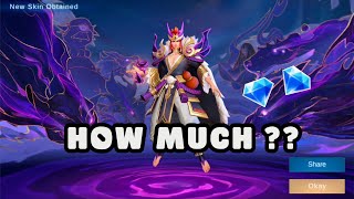 HOW MUCH IS VALIR DEMONLORD COLLECTOR SKIN? | Epic Showcase Event - Mobile Legends Bang Bang