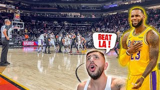 $10,000 COURTSIDE SEATS TO SUNS VS LAKERS GAME!! **Taunting Lebron James**