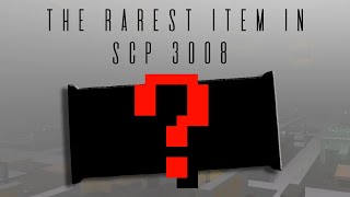 How I Found The Rarest Item In SCP - 3008 | SCP - 3008 Roblox