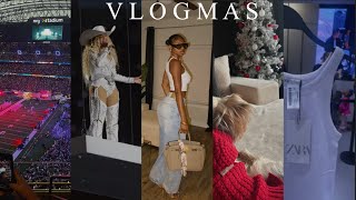 CHRISTMAS WITH BEYONCE! | CRAZY MALL RUN, OPENING GIFTS W/ DENIM + GRWM \u0026 MORE | LAST VLOGMAS DAY(S)