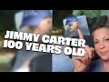 Jimmy Carter is 100! This is why he looks like this...