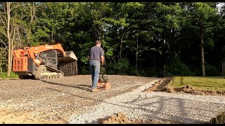 Neighbor Cliff's French Drain, Fire Pit, Patio and Sidewalk Prep