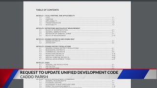 Request to update unified development code in Caddo Parish