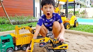 Car Toy Assembly with Excavator Power Wheels Truck Toys Activity