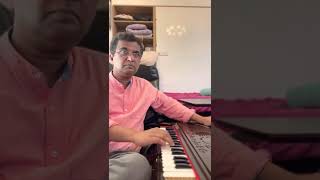 A casual playing in harmonium- “ Teri pyari pyari surath ko “ - old Hindi song