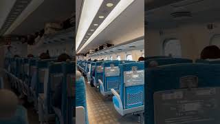 Japan / SEE What Is Inside SUPER Fast Japanese BULLET Train SHINKANSEN Nozomi 🇯🇵 #shorts